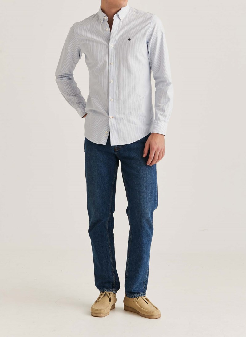 Skjorta oxford striped bd light blue 4