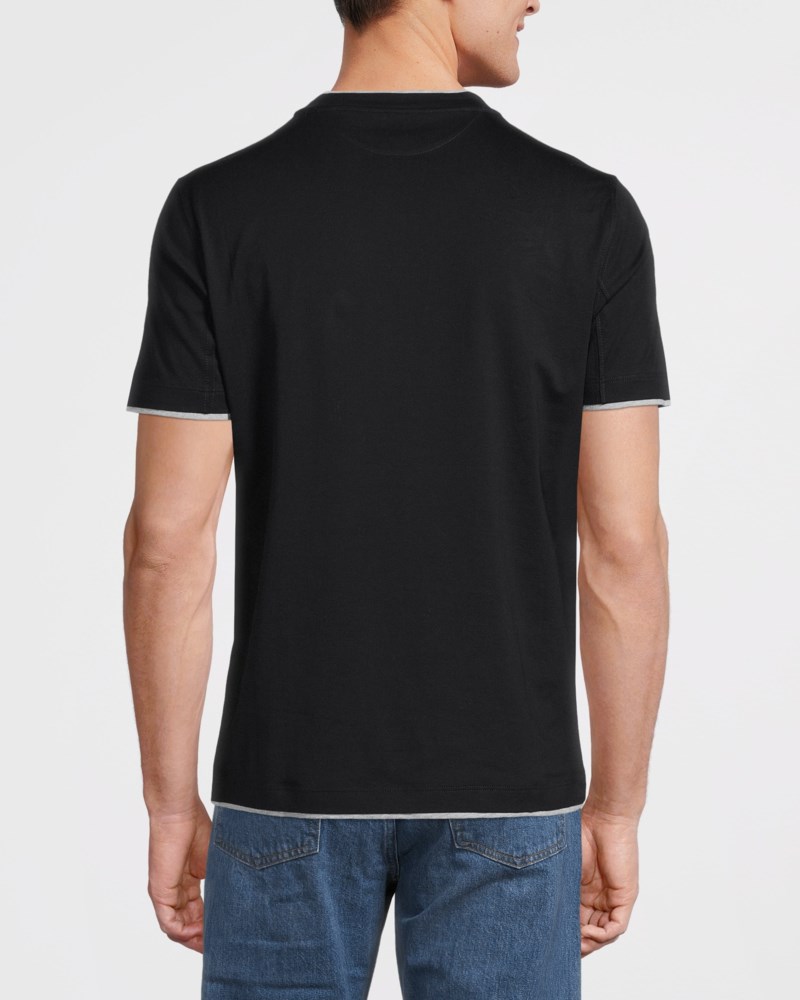T-shirt dubbel layer marin 3