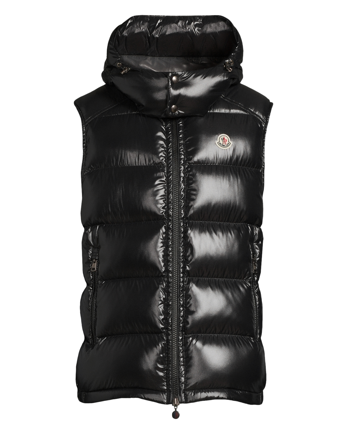 moncler shiny black