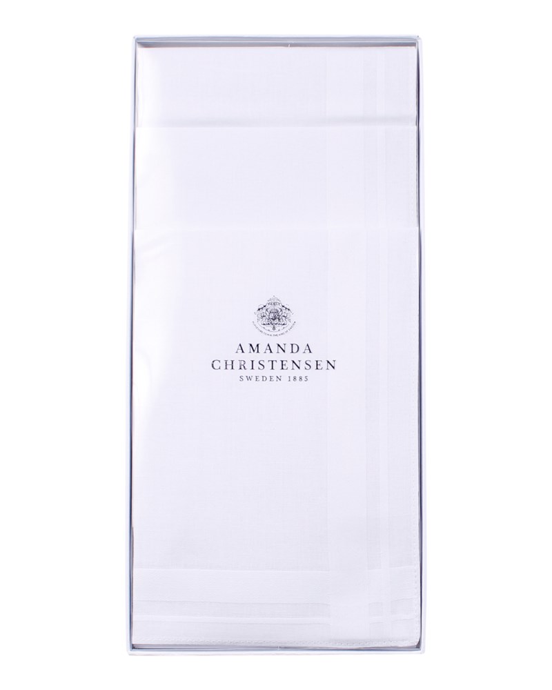 Näsduk pocket 3-pack vit 1