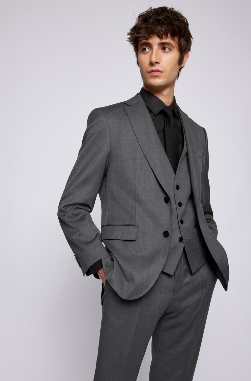Boss Enkelknäppt kavaj h-jeckson herr – bild 4