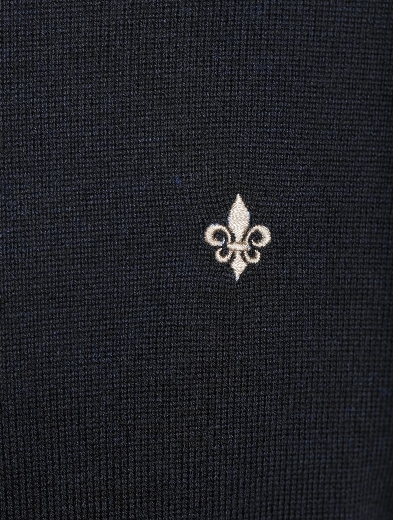 Cardigan merino zip khaki 5
