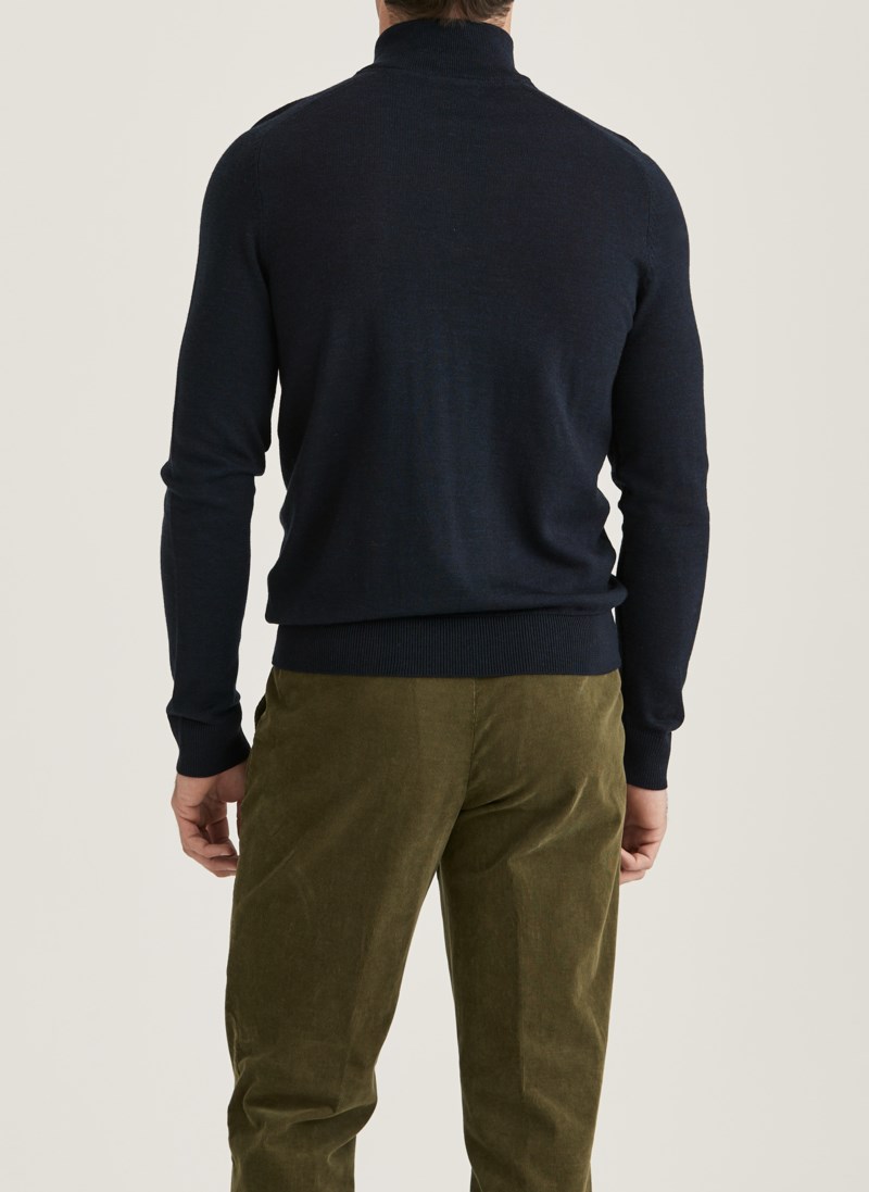 Tröja john zip light brown 4