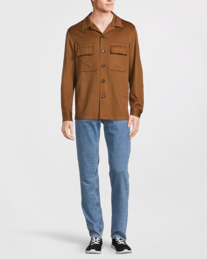 Overshirt oasi cashmere camel 2