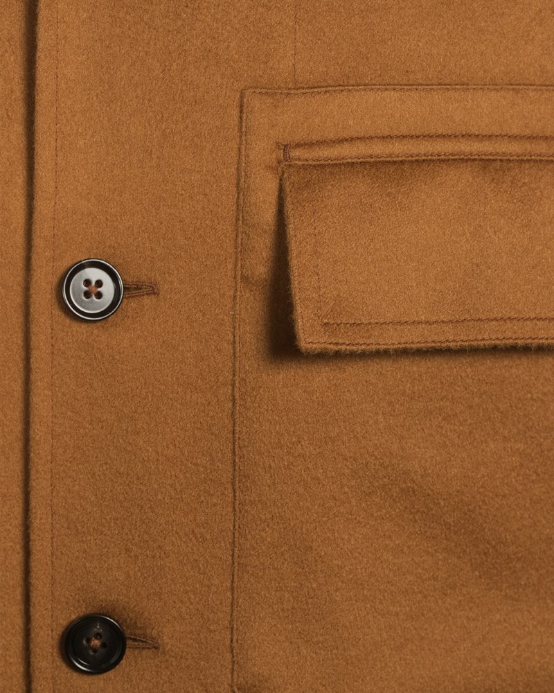 Overshirt oasi cashmere camel 5