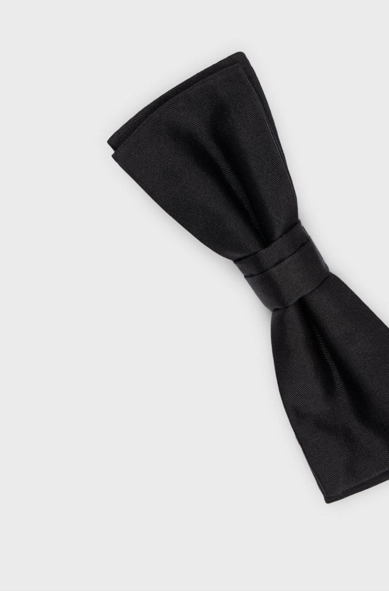 Fluga silk jacquard black 3