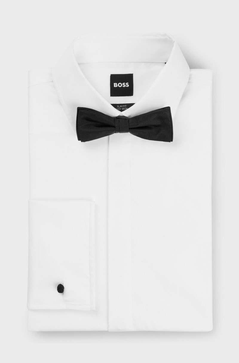 Fluga silk jacquard black 4