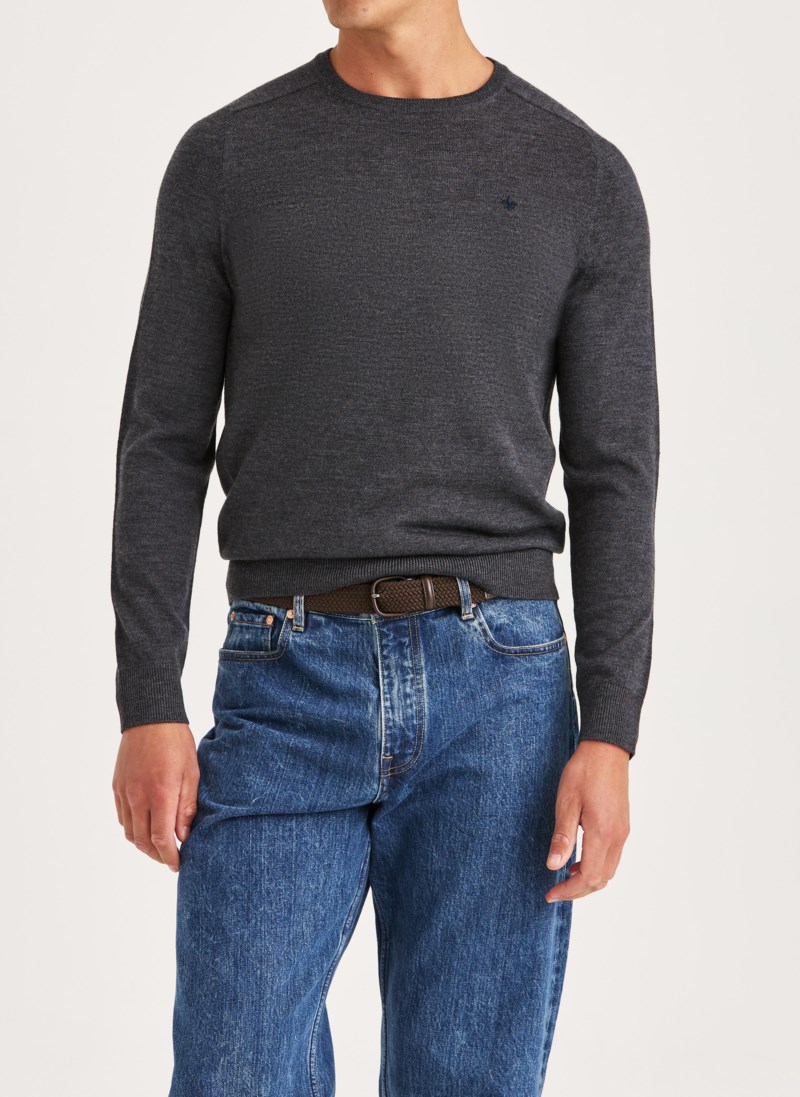 Stickad tröja oneck khaki 2