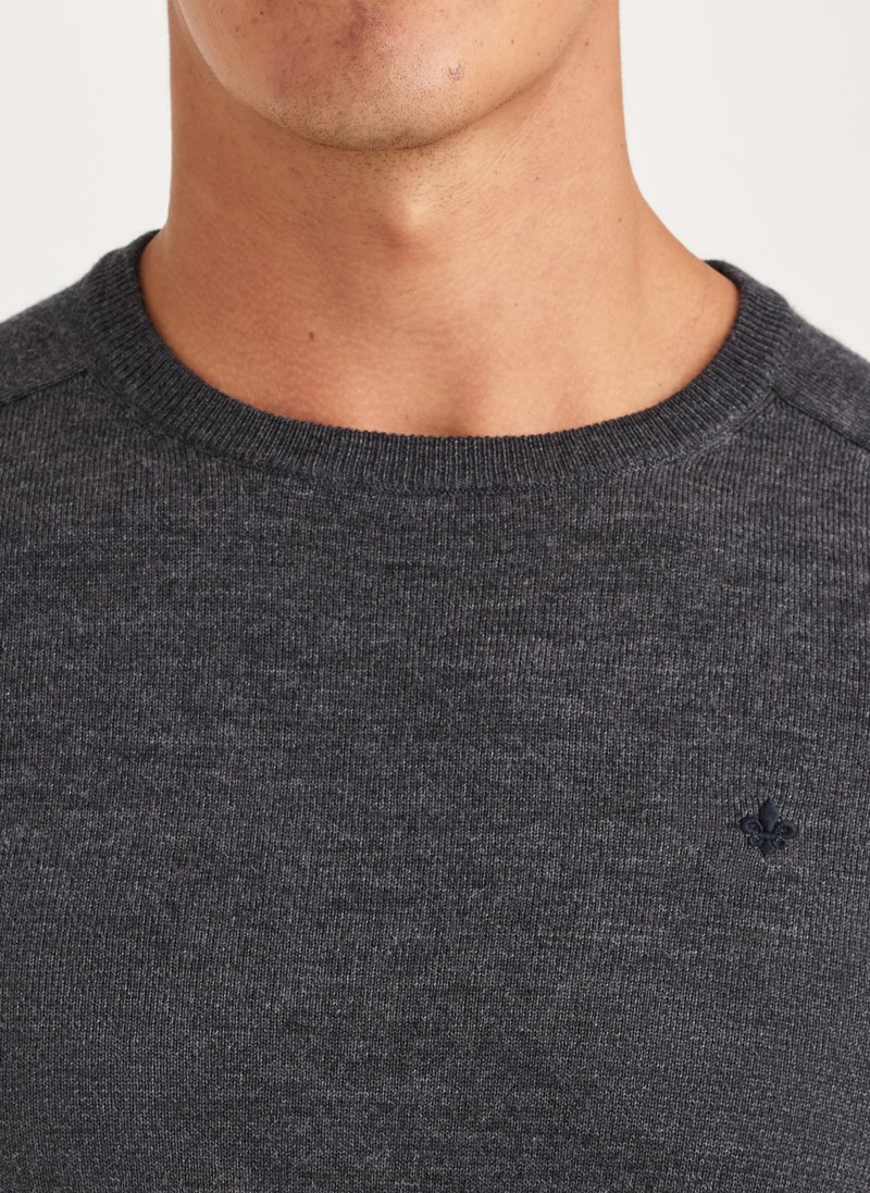 Stickad tröja oneck khaki 5