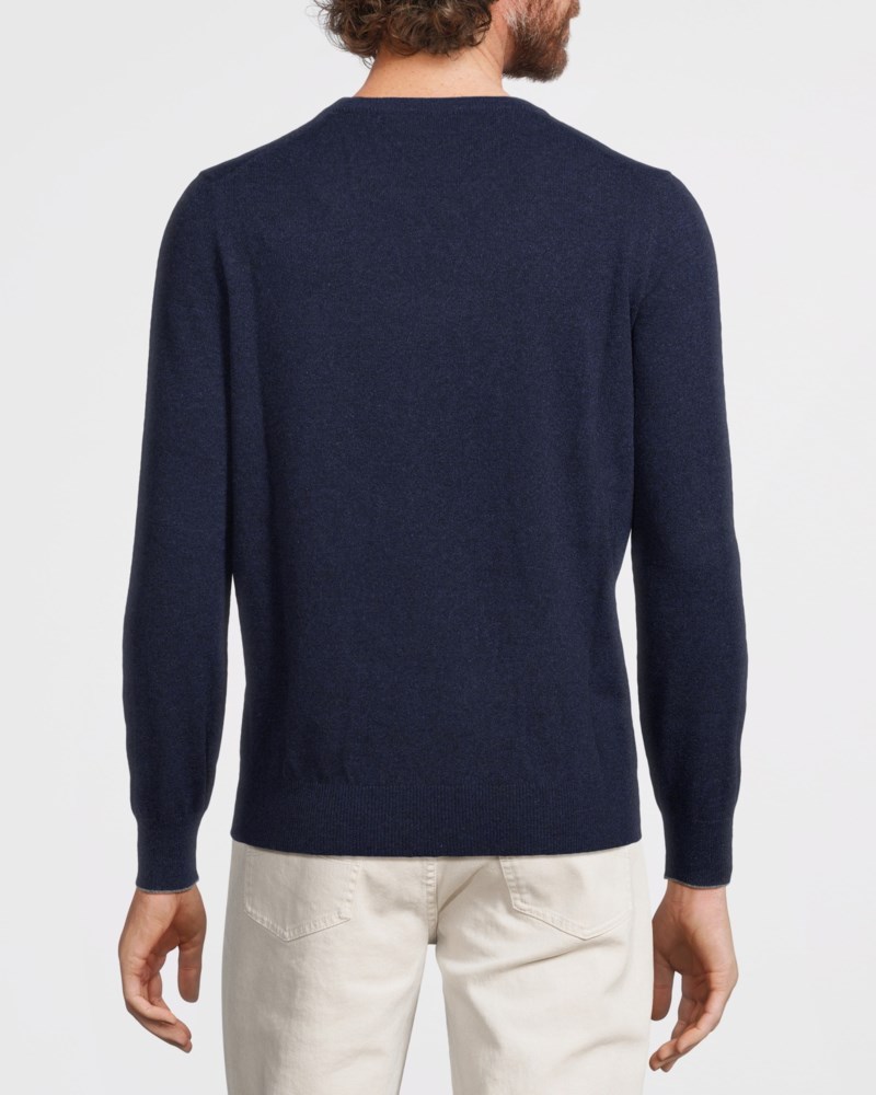 Brunello Cucinelli Tröja crew neck cashmere herr – bild 3