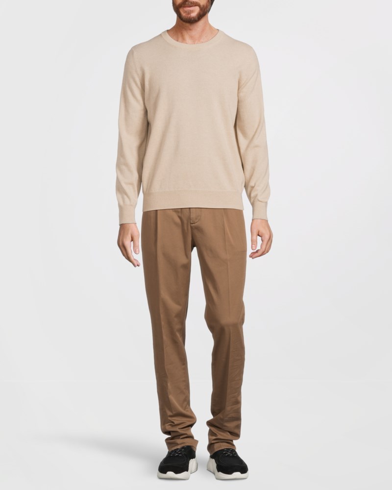 Brunello Cucinelli Tröja crew neck cashmere herr – bild 2