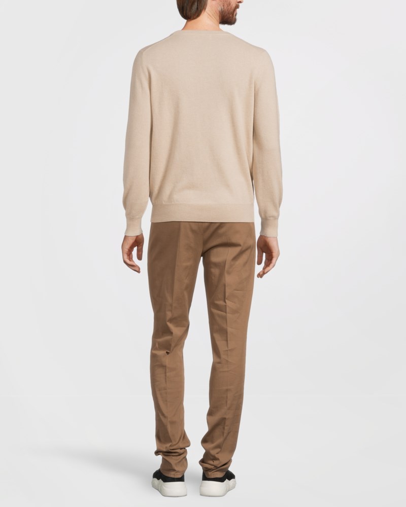 Brunello Cucinelli Tröja crew neck cashmere herr – bild 4
