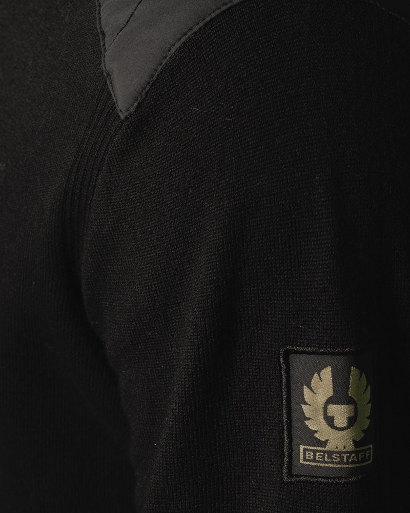 Stickad tröja kerrigan black 5