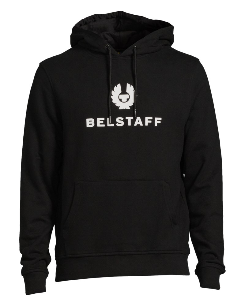 Hoodie belstaff signature black/ off white 1