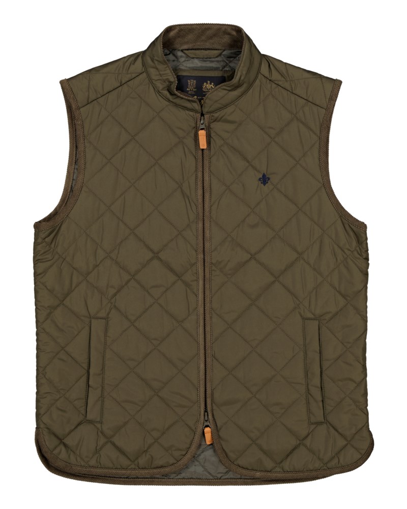 Väst teddy quilted olive 1