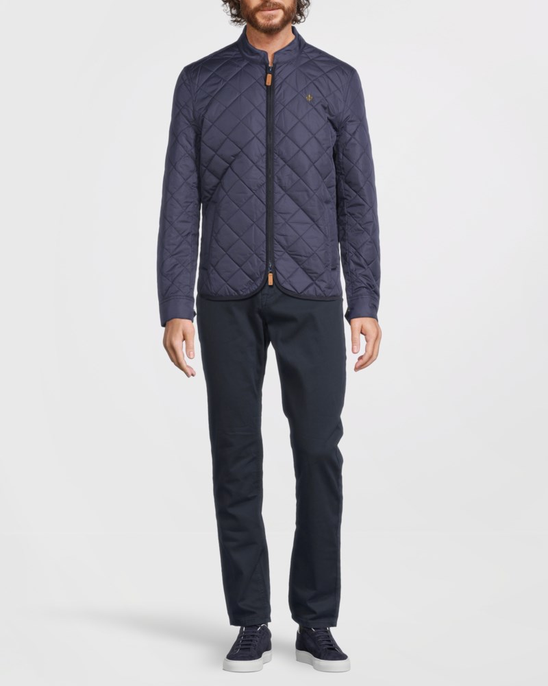 Jacka teddy quilted old blue 2