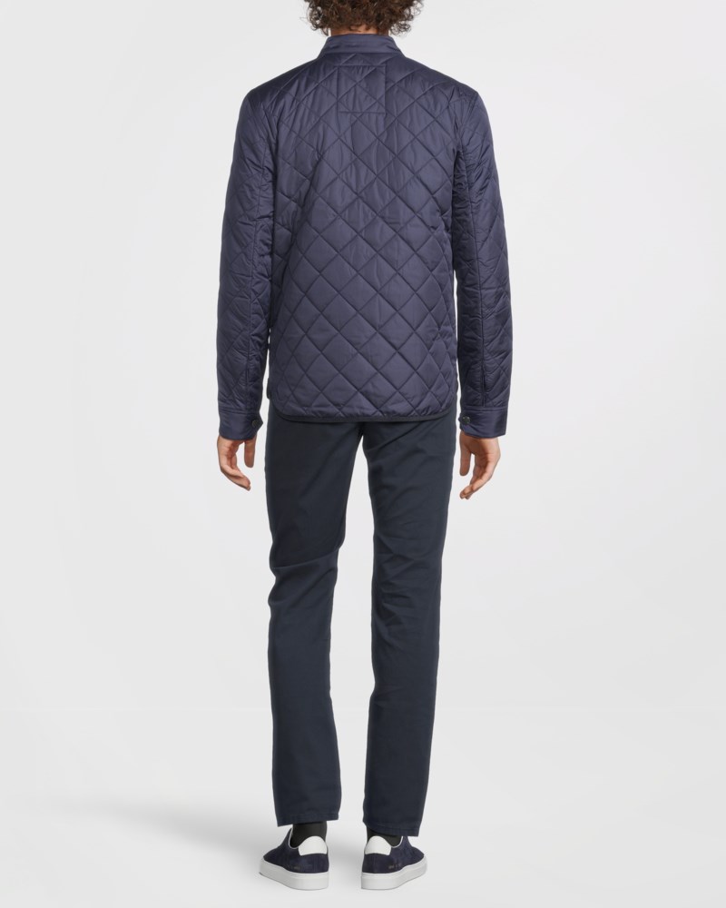 Jacka teddy quilted old blue 4