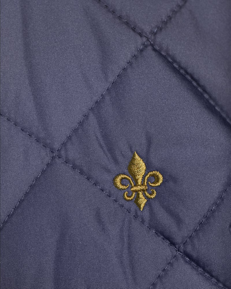 Jacka teddy quilted old blue 5