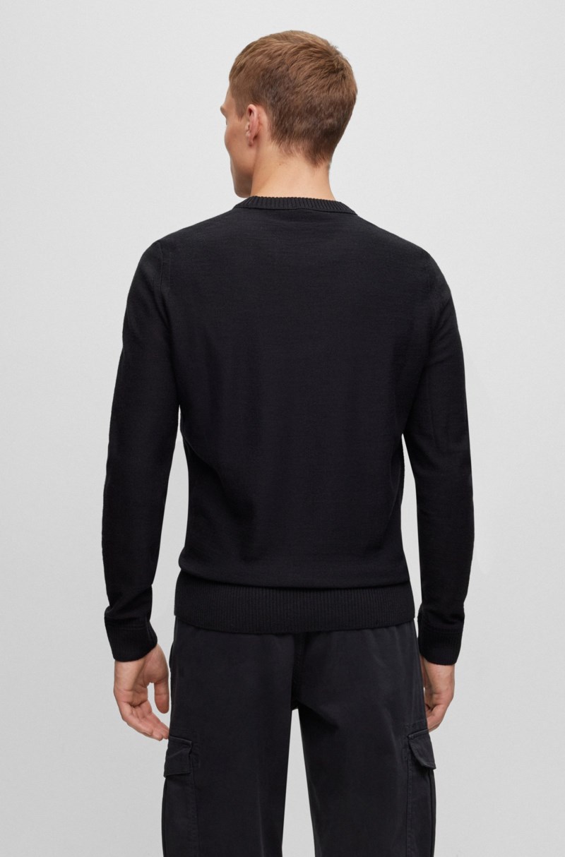 Stickad tröja avac black 4