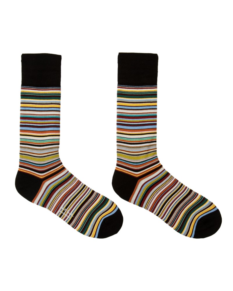 Strumpor signature stripe 3 pack multicolour 3