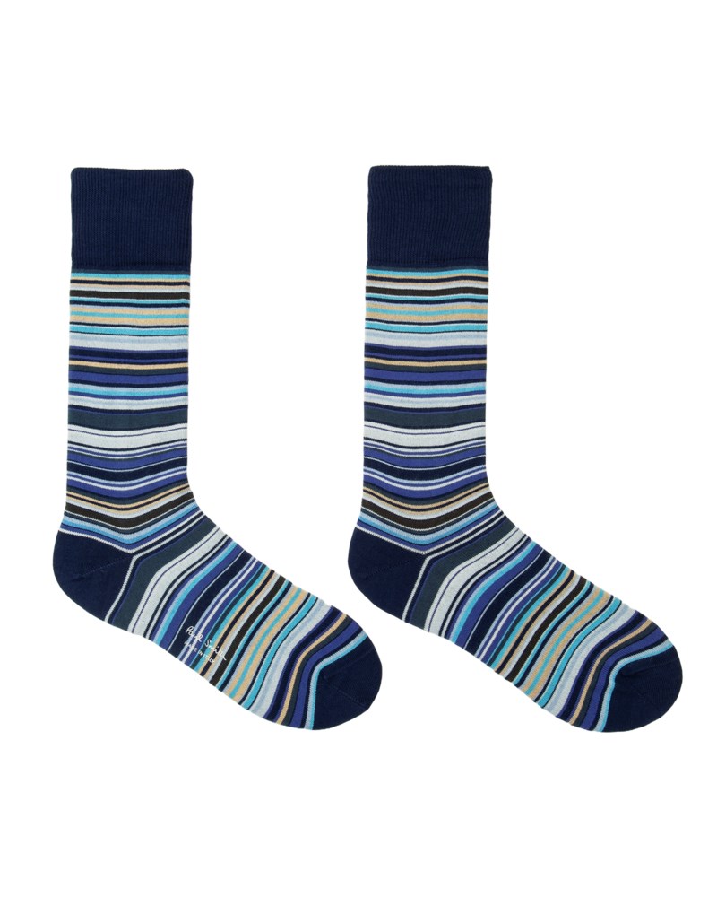 Strumpor signature stripe 3 pack multicolour 4