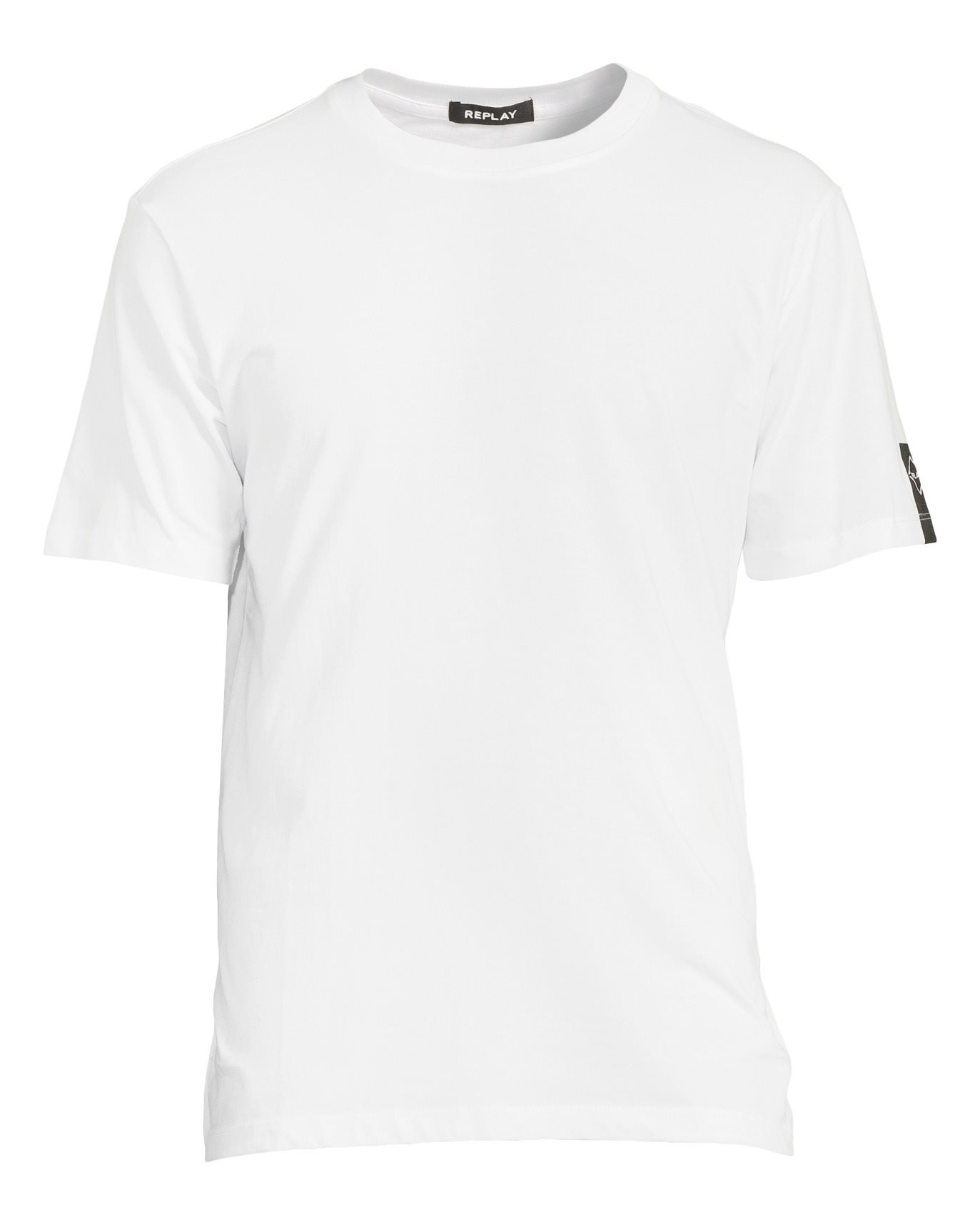 Replay - T-shirt basic print white | NK