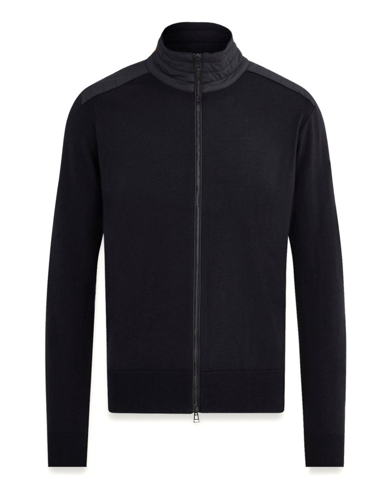Cardigan kelby zip black 1