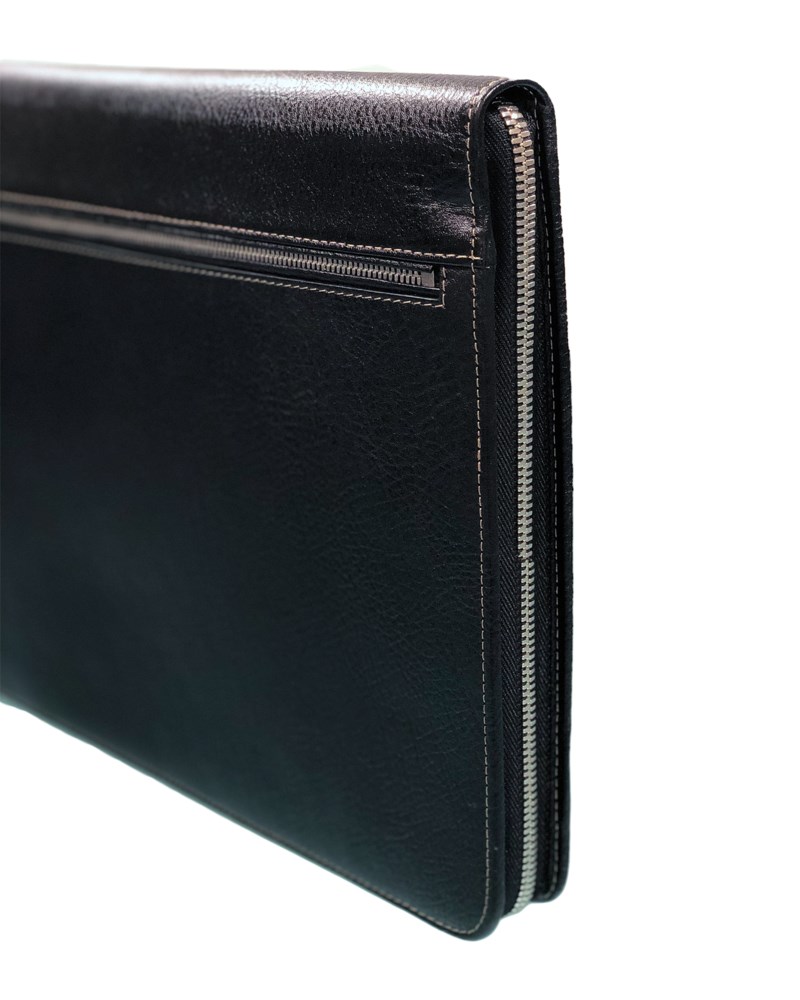 Portfölj leather folio black 3