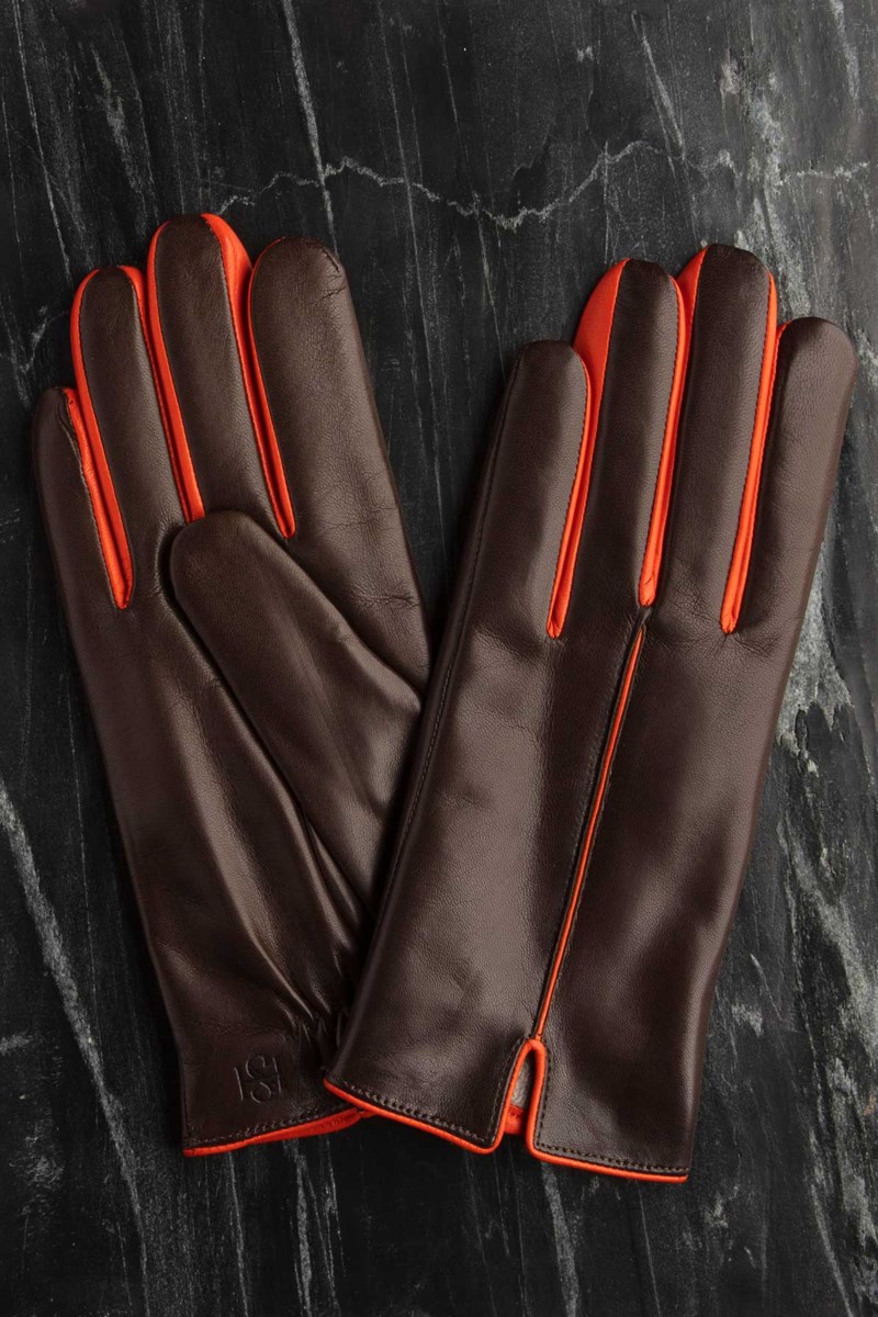 Handskar statement nud brown 3