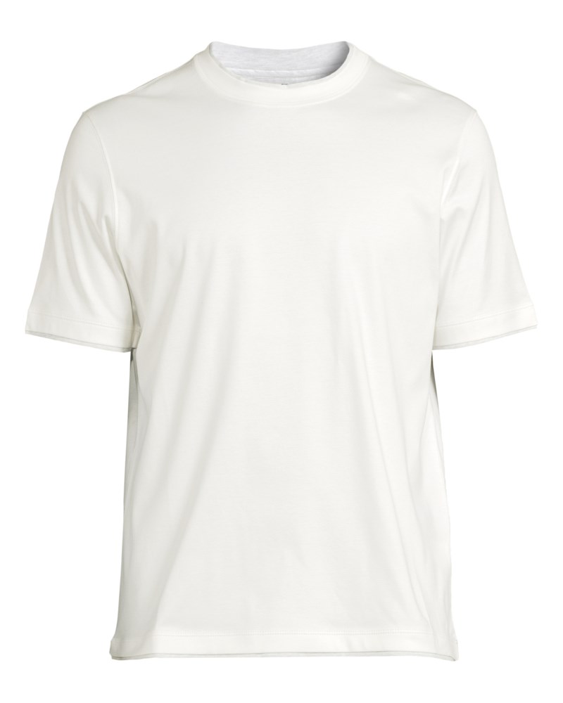 T-shirt brunello classic tee white 1