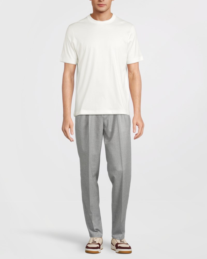 T-shirt brunello classic tee white 2