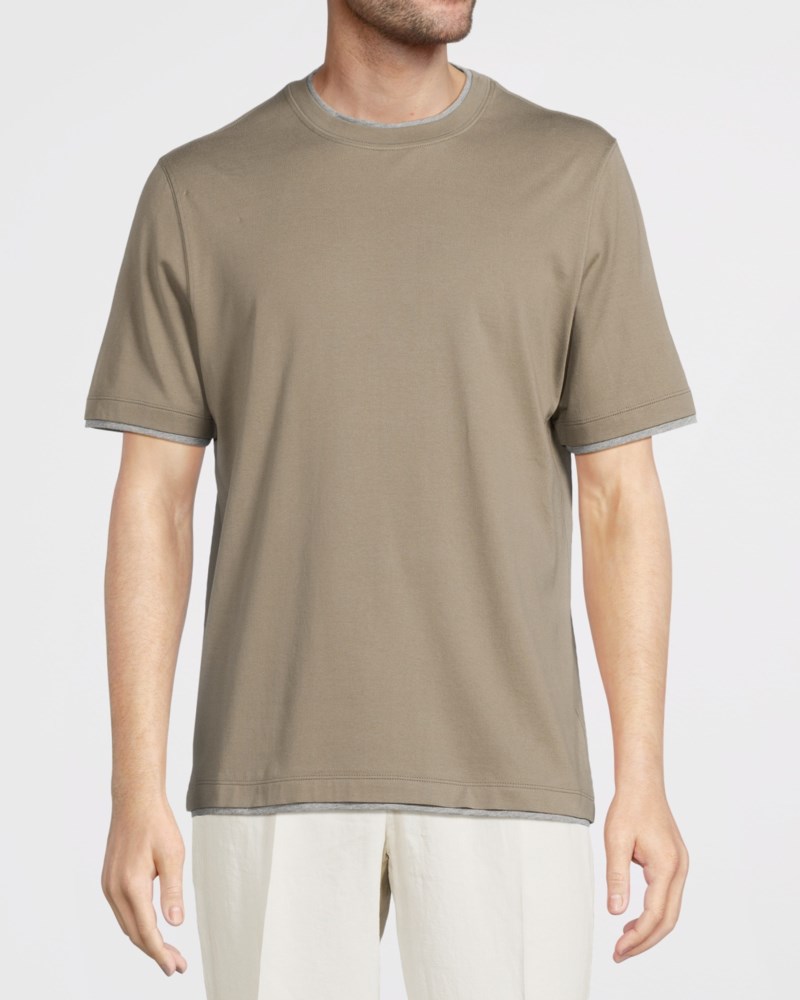 Brunello Cucinelli T-shirt brunello classic tee herr – bild 2