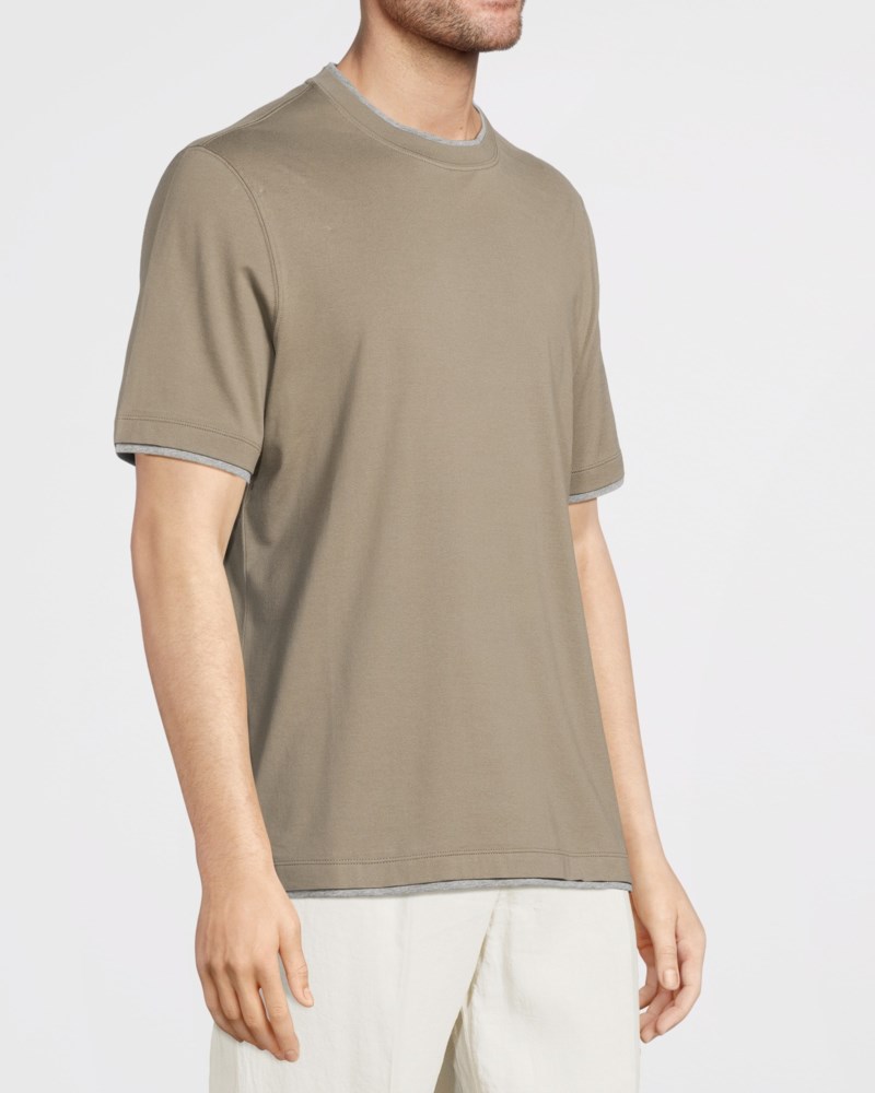 Brunello Cucinelli T-shirt brunello classic tee herr – bild 3