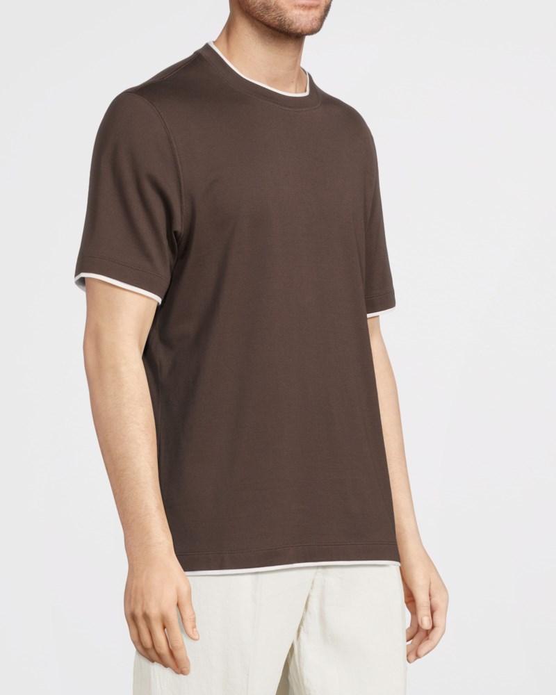 Brunello Cucinelli T-shirt brunello classic tee herr – bild 3