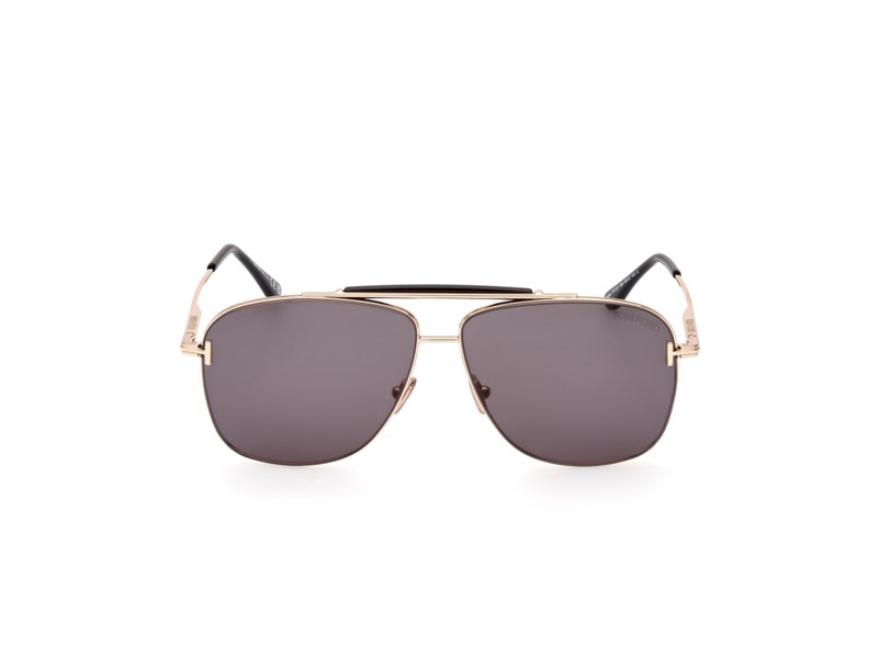 Solglasögon jaden shiny rose gold smoke 1