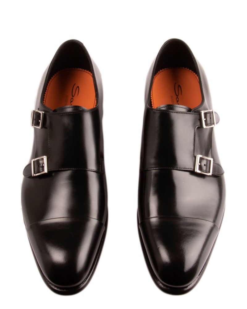 Santoni Monks double-buckle finskor herr – bild 2