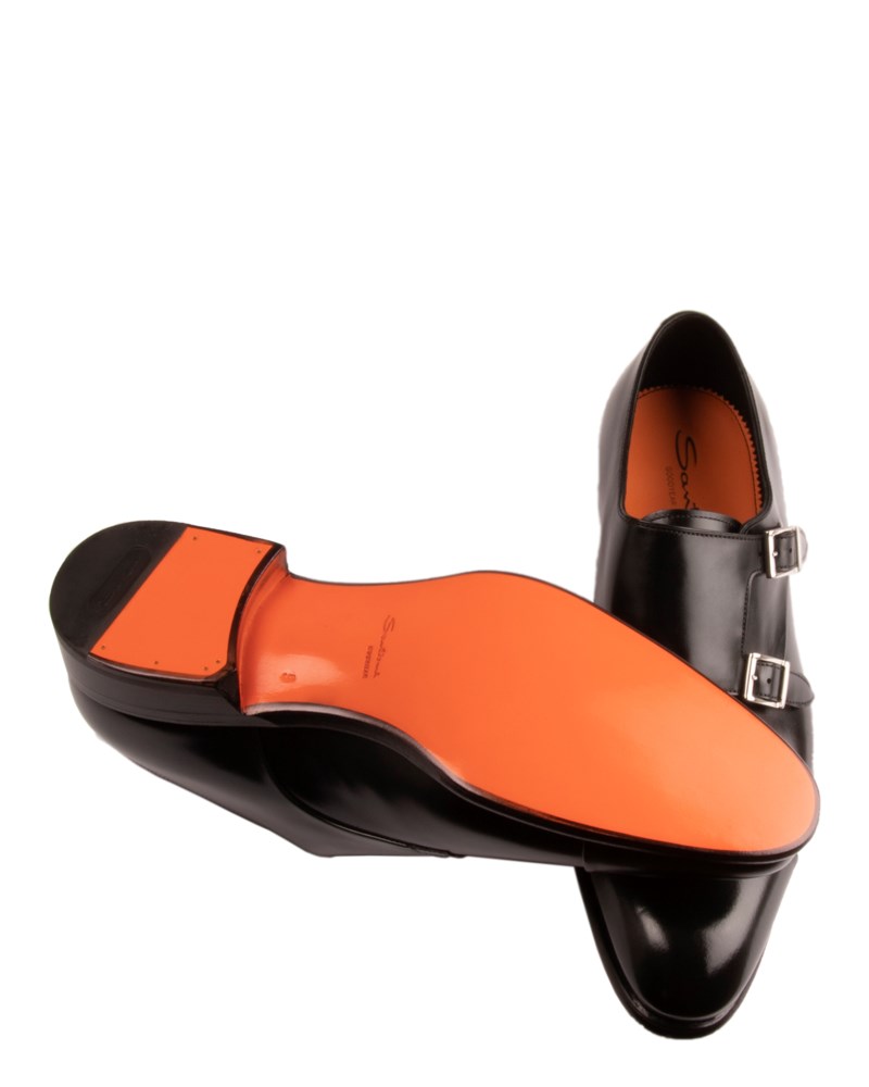 Santoni Monks double-buckle finskor herr – bild 4