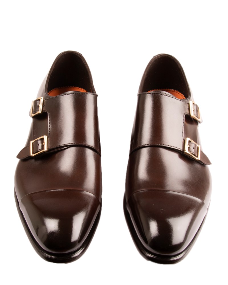 Santoni Monks double-buckle finskor herr – bild 2