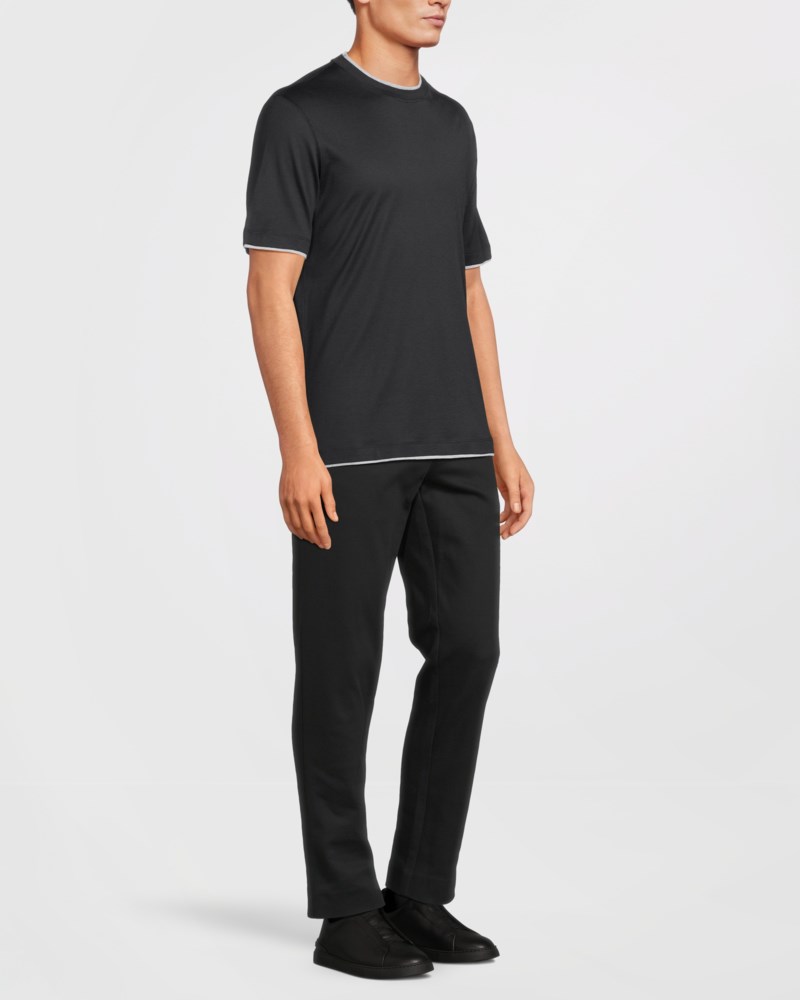 T-shirt double layer grå 3