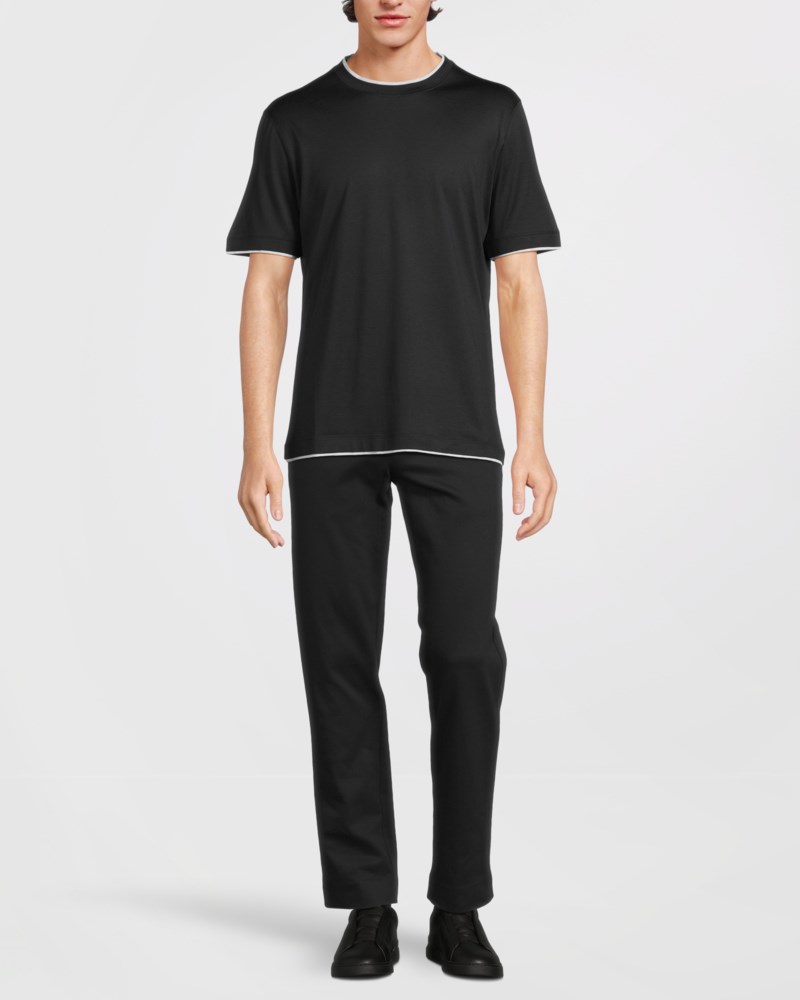 T-shirt double layer grå 2
