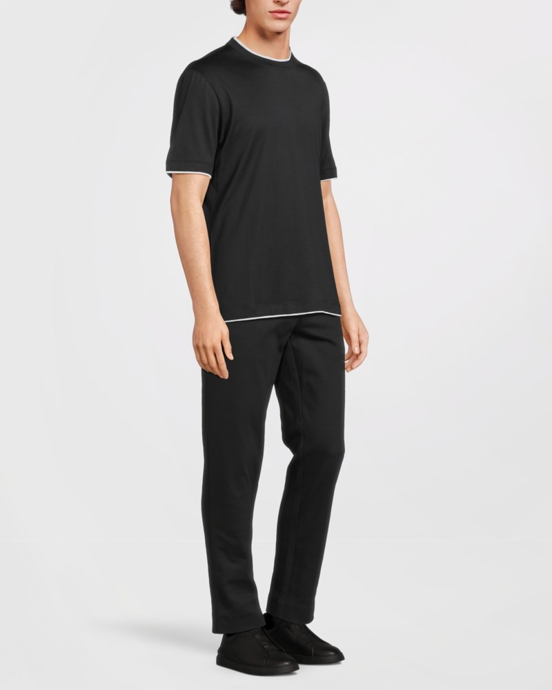 T-shirt double layer grå 3