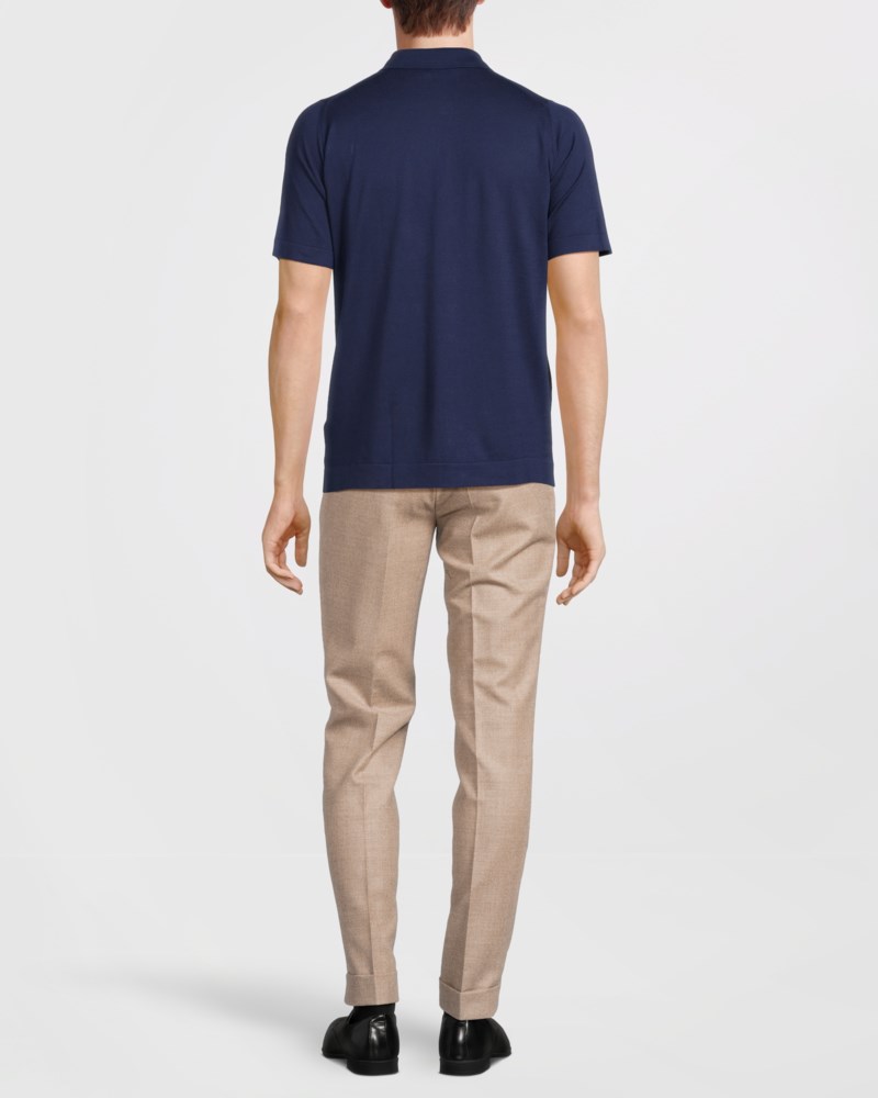Skjorta folke short sleeve french navy 4