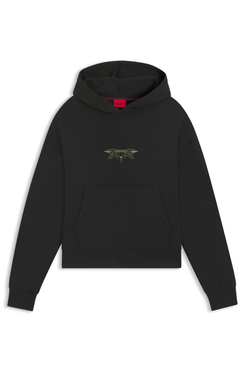 Hoodie dimstone black 1