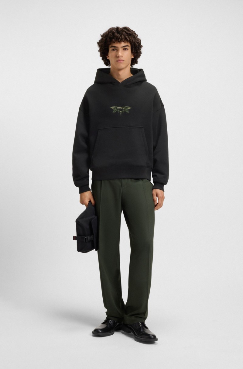 Hoodie dimstone black 2