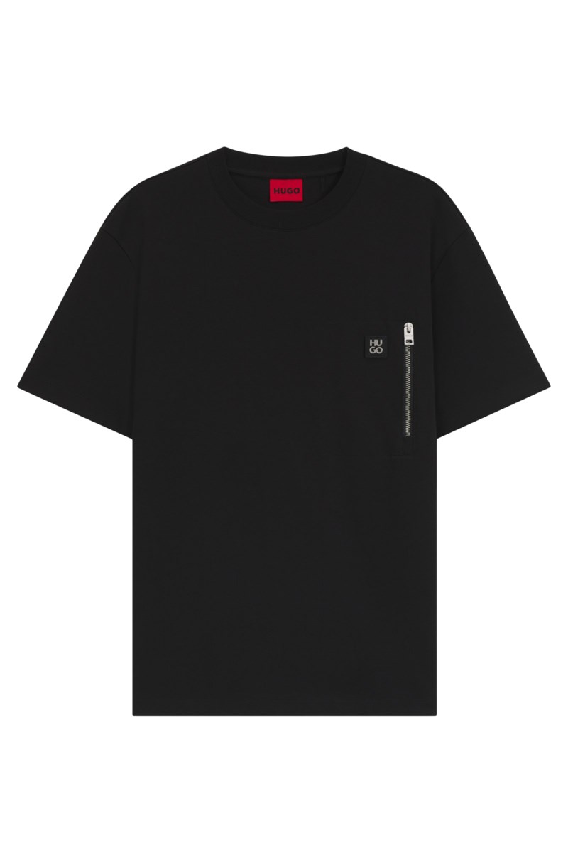 T-shirt dargentee black 1