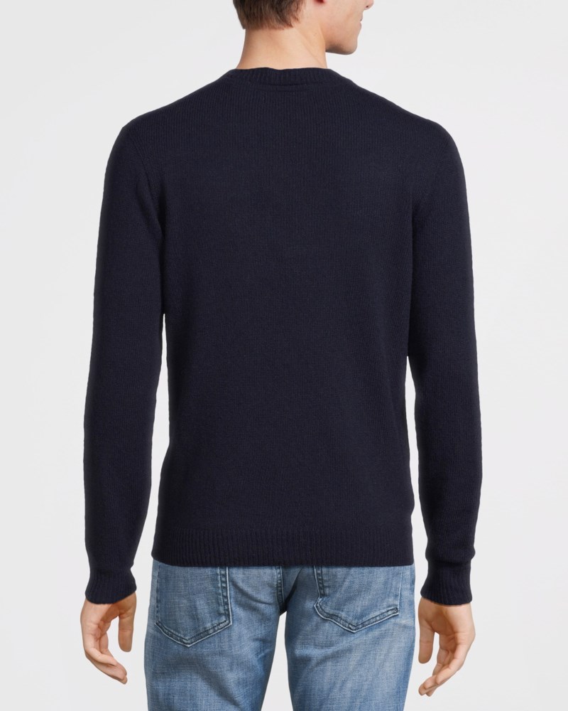 Tröja mesh seamless wool blend marin 4