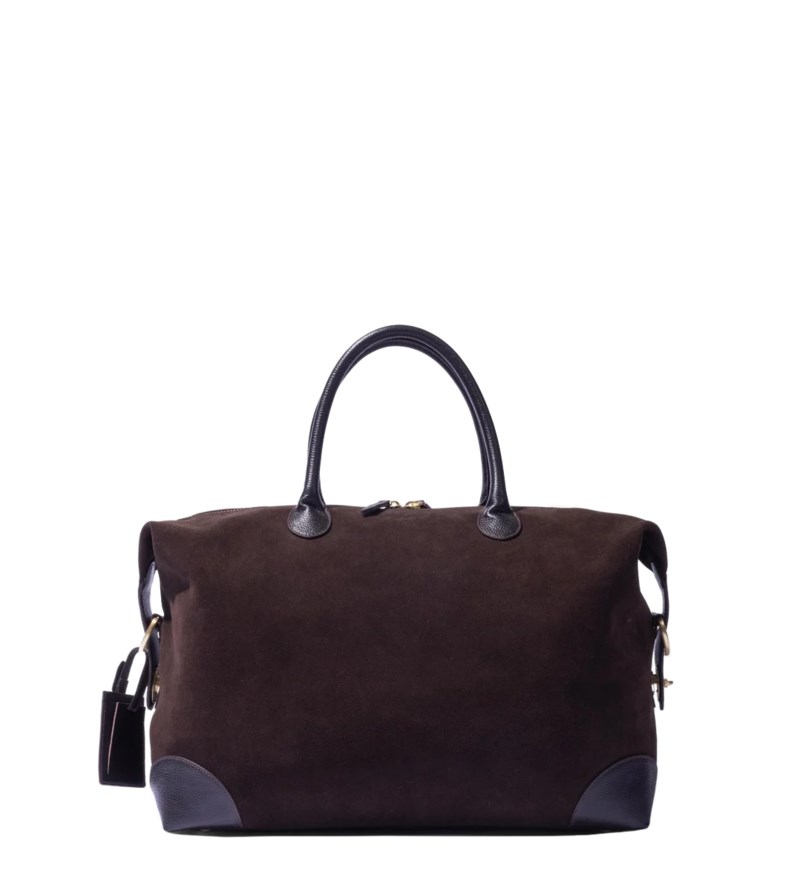 Väska small weekend suede