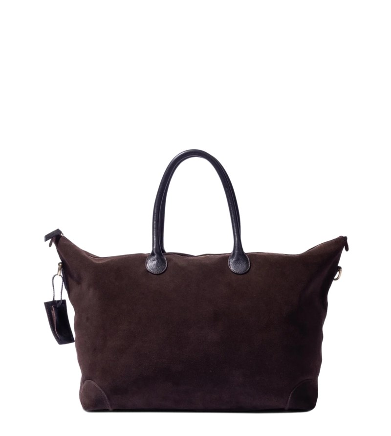 Väska weekend tote suede
