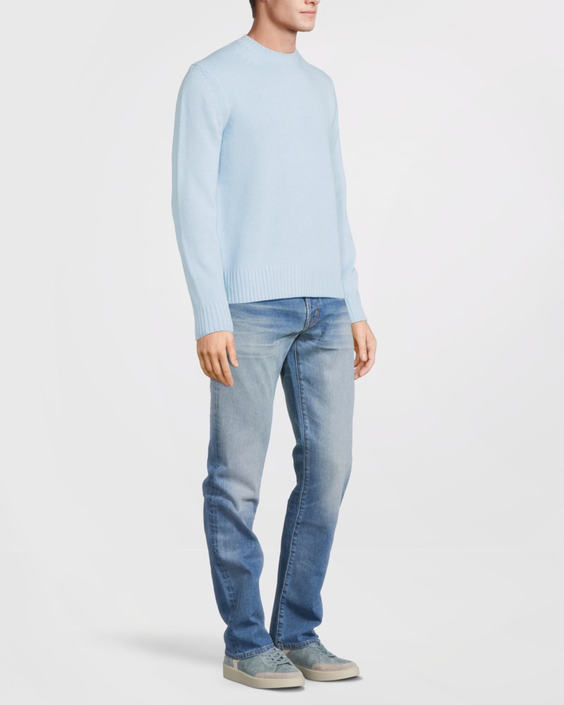 Stickad tröja crew neck 3