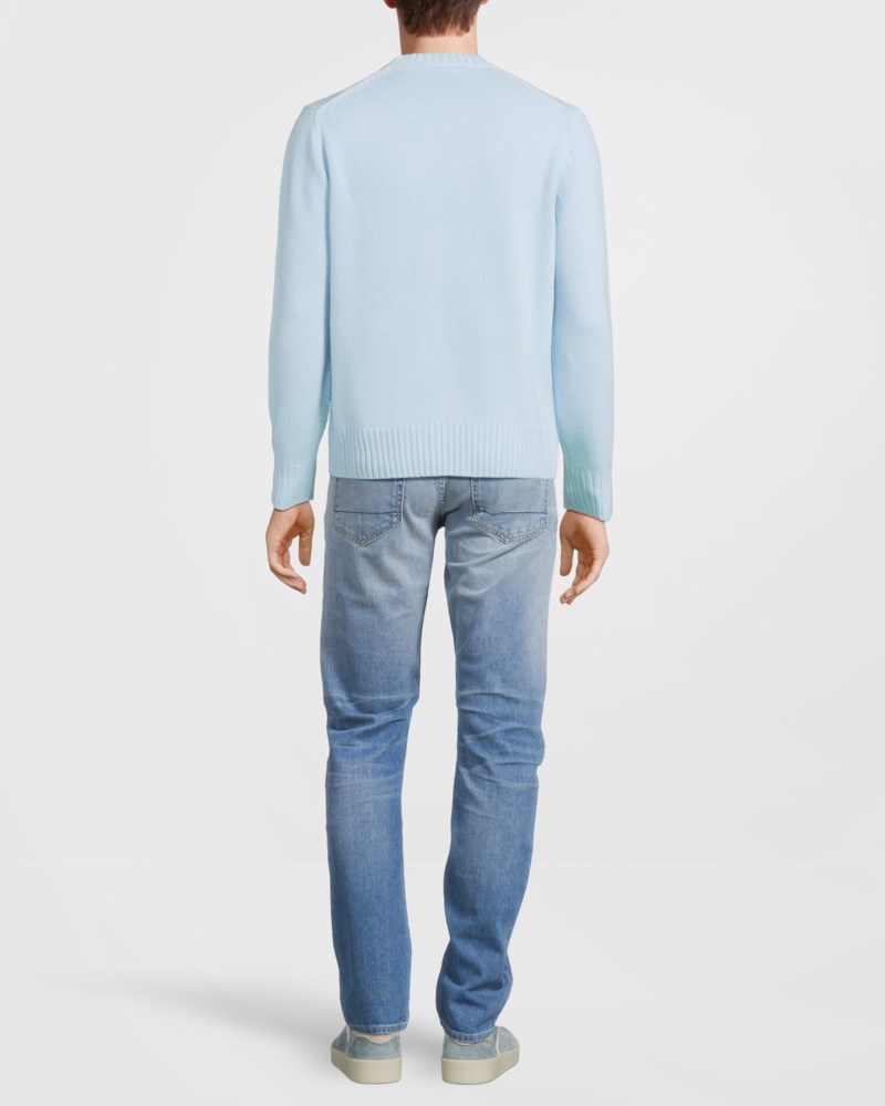 Stickad tröja crew neck 4
